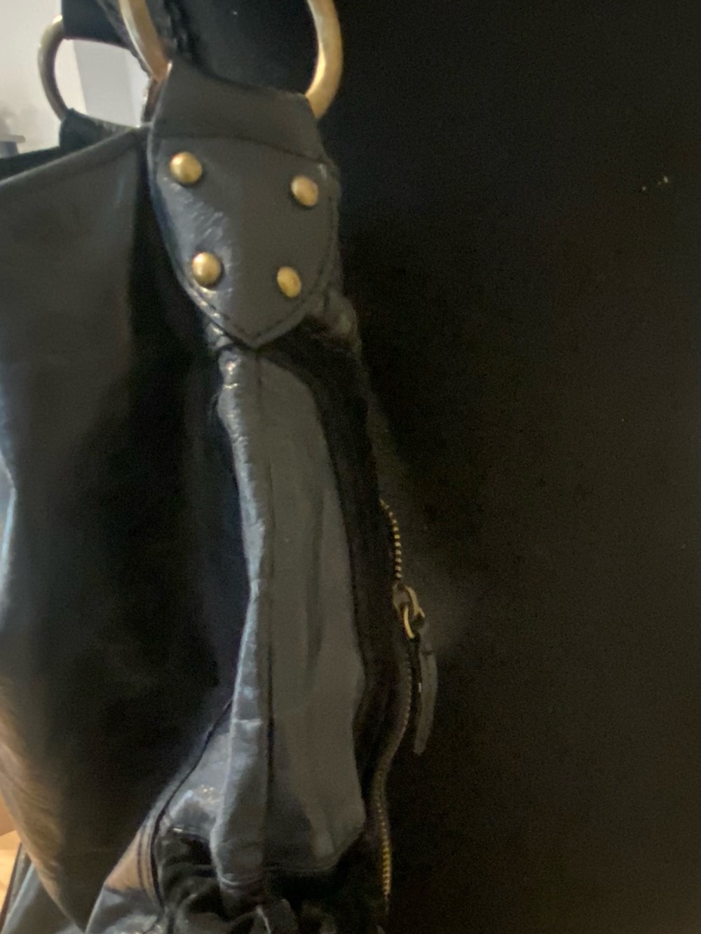 Vintage Y2K Steve Madden mixed media leather & suede hobo bag. 🔥🔥MSRP $128. - Picture 5 of 9